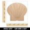 Clam Shell Unfinished Craft Wood Holiday Christmas Tree DIY Pre-Drilled Ornament